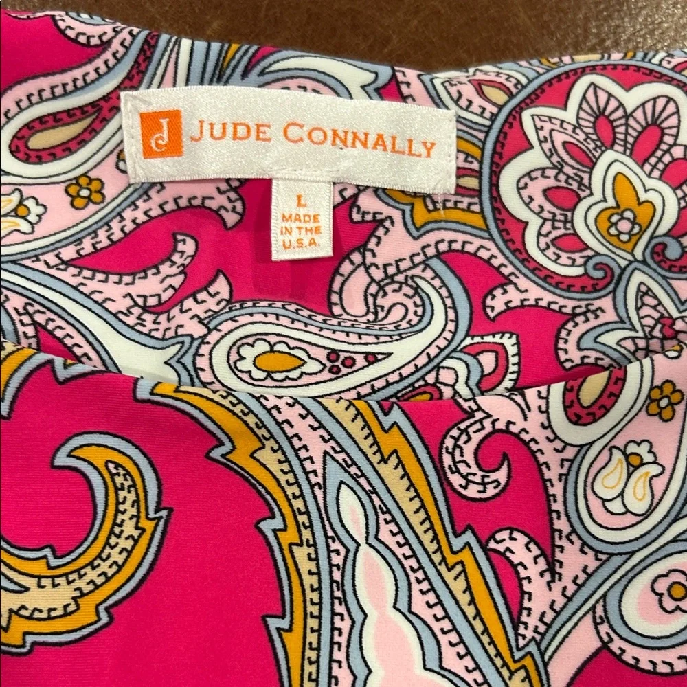 Jude Connally Pink Paisley A-Line Dress - Picture 2 of 6